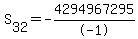 S%5B32%5D=-4294967295%2F-1