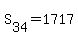 S%5B34%5D+=+1717