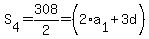 \"S%5B4%5D=+308%2F2+=%282%2Aa%5B1%5D%2B+3d%29\"