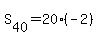 S%5B40%5D+=+20%28-+2%29