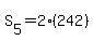 S%5B5%5D=2%28242%29