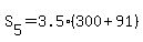 S%5B5%5D=3.5%28300%2B91%29