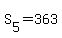 S%5B5%5D+=+363