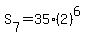 S%5B7%5D=35%282%29%5E6