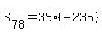 S%5B78%5D=39%28-235%29