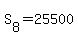 S%5B8%5D=25500