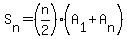S%5Bn%5D=%28n%2F2%29%28A%5B1%5D%2BA%5Bn%5D%29