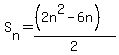 S%5Bn%5D=+%28%28+2n%5E2-6n%29%29%2F2%29