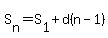 S%5Bn%5D=S%5B1%5D%2Bd%28n-1%29