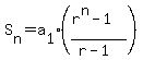 S%5Bn%5D=a%5B1%5D%28%28r%5En-1%29%2F%28r-1%29%29
