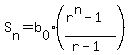 S%5Bn%5D=b%5B0%5D%28%28r%5En-1%29%2F%28r-1%29%29