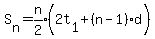 S%5Bn%5D=expr%28n%2F2%29%282t%5B1%5D%2B%28n-1%29d%29