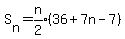 S%5Bn%5D=expr%28n%2F2%29%2836%2B7n-7%29