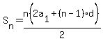 S%5Bn%5D=n%282a%5B1%5D%2B%28n-1%29d%29%2F2