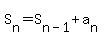S%5Bn%5D+=+S%5Bn-1%5D+%2B+a%5Bn%5D