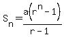 S%5Bn%5D+=+a%28r%5En-1%29%2F%28r-1%29