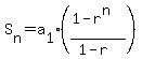 S%5Bn%5D+=+a%5B1%5D%28%281-r%5En%29%2F%281-r%29%29
