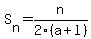 S%5Bn%5D+=+n%2F2%28a%2Bl%29