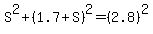 S%5E2%2B%281.7%2BS%29%5E2=%282.8%29%5E2