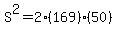 S%5E2=2%28169%29%2850%29