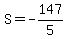 S+=+-+147%2F5