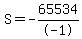 S+=+-65534%2F-1