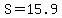S+=+15.9