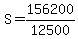 S+=+156200%2F12500