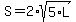 S+=+2%2Asqrt%285%2AL%29
