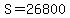 S+=+26800+