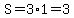 S+=+3%2A1+=+3