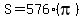 S+=+576%28pi%29