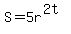 S+=+5r%5E%282t%29