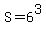 S+=+6%5E3