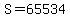S+=+65534