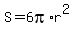 S+=+6pi%2Ar%5E2