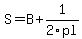 S+=+B+%2B+1%2F2pl