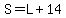 S+=+L+%2B+14