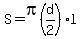 S+=+pi%28d%2F2%29l