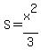S+=+x%5E2%2F3