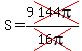 S++=++9cross%28144pi%29%2Fcross%2816pi%29
