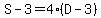 S-3=4%28D-3%29
