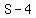 S-4%29%28S%2B20%29+=+0