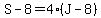 S-8=4%28J-8%29