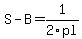 S-B+=+1%2F2pl