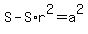 S-S%2Ar%5E2+=+a%5E2