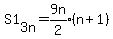 S1%5B3n%5D=expr%289n%2F2%29%28n%2B1%29