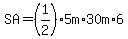 SA=%281%2F2%295m%2A30m%2A6