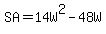 SA=14W%5E2-48W%29