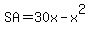 SA=30x-x%5E2